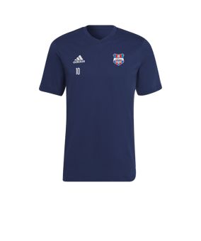 adidas Entrada 22 T-Shirt Blau