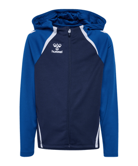 Hummel Lead 2.0 Kapuzenjacke Kids Blau F7317 - blau