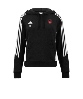 Sweat à capuche femme adidas Tiro 24 noir blanc 