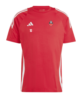 adidas Tiro 24 T-Shirt Rot Weiss