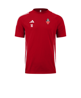 adidas Tiro 24 T-Shirt Rot Weiss
