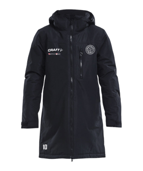 Craft Parka Jacke Kids Schwarz F9999
