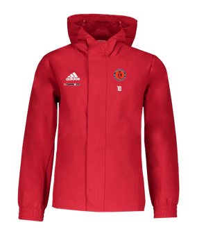 adidas Entrada 22 Allwetterjacke Kids Rot