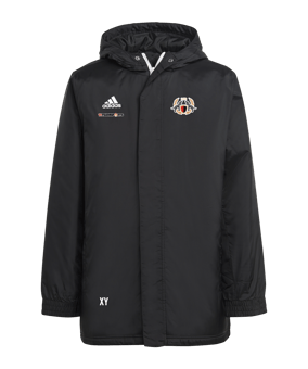 adidas Entrada 22 Stadium Jacke Kids Schwarz