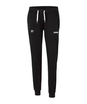 Jako Base Jogginghose Damen Schwarz F08
