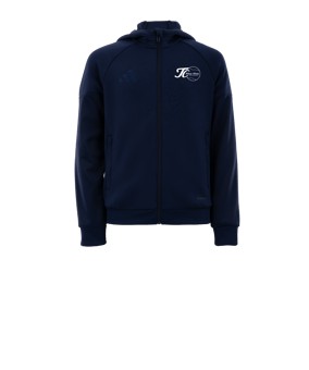 adidas Tiro 25 Travel Kapuzenjacke Kids Blau