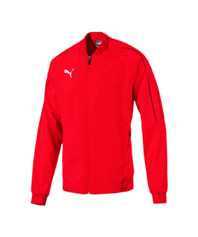 PUMA FINAL Sideline Jacket Jacke Rot Schwarz F01 - rot
