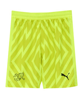 PUMA Schweiz Torwartshort EC 2024 Kids Gelb F90 - gelb