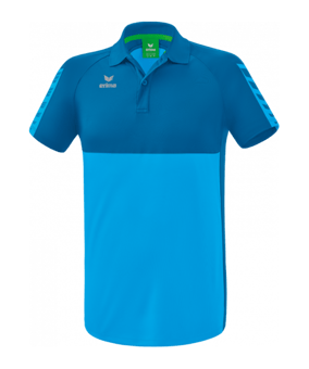 Erima SIX WINGS Poloshirt Blau - blau