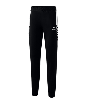 Erima Six Wings Worker Hose Damen Schwarz Weiss - schwarz