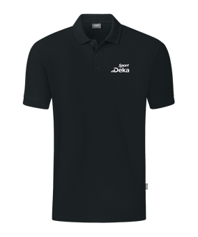 JAKO Organic Polo Shirt Schwarz F800
