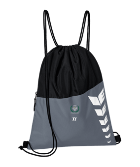 Erima Six Wings Gymsack Grau Schwarz