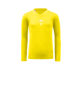 adidas Team Base Top langarm Kids Gelb