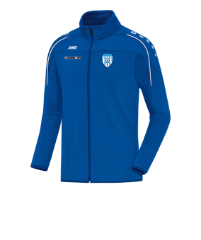JAKO Classico Trainingsjacke Blau Weiss F04