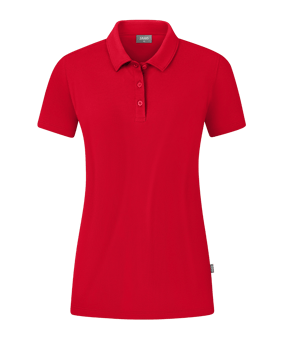 JAKO Organic Stretch Polo Shirt Damen Rot F100 - rot