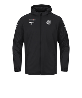 JAKO Team 2.0 Allwetterjacke Kids Schwarz F800