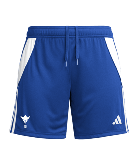 Short femme adidas Tiro 24 bleu blanc 