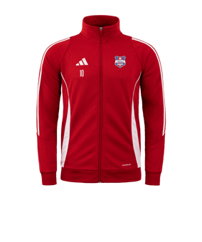 adidas Tiro 24 Trainingsjacke Rot Weiss