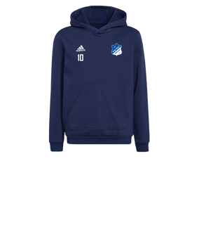 adidas Entrada 22 Hoody Kids Blau