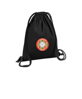Merch Organic Premium Cotton Gymsack Black | logo4c