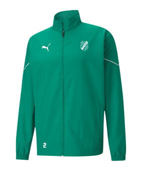 PUMA teamRISE Sideline Trainingsjacke Grün F05