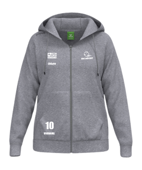 Erima TS Kapuzenjacke Damen Grau