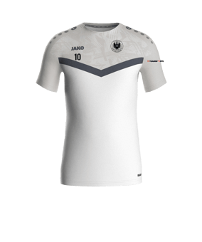 JAKO Iconic T-Shirt Weiss Grau F016
