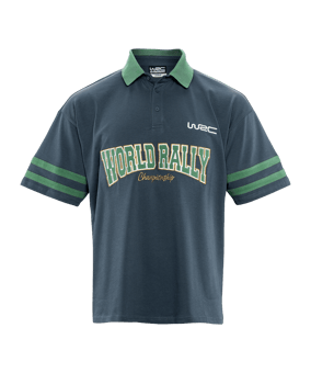 WRC College Oversized Poloshirt Blau - blau