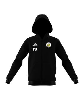 adidas Entrada 26 Kapuzenjacke Kids Schwarz