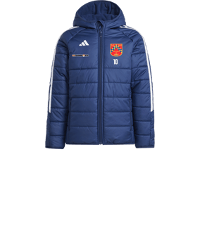 adidas Tiro 24 Winterjacke Kids Blau Weiss