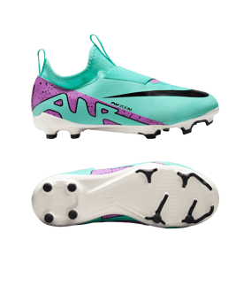Nike Jr Air Zoom Vapor XV Academy FG/MG  enfants F300 - vert