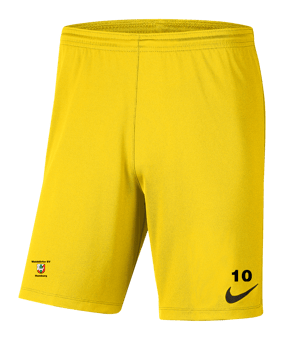 Nike Park III Short Kids Gelb F718