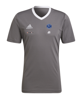 adidas Entrada 22 Trikot Grau Weiss