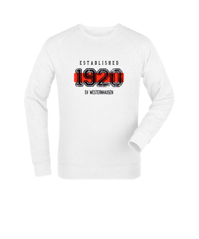 Merch Roller Sweatshirt White | #established