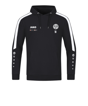 JAKO Power Hoody Schwarz Weiss F800