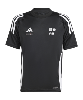 adidas Tiro 24 Trikot Kids Schwarz Weiss