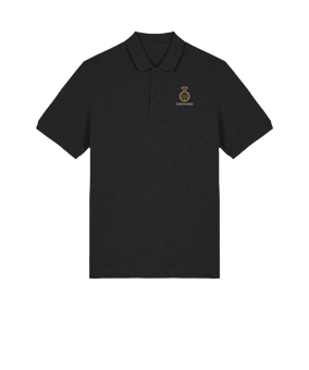 Stanley & Stella Merch Prepster 2.0 Polo Schwarz | #logo (beidseitig)