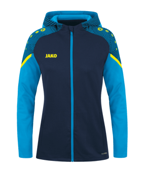 JAKO Performance Kapuzenjacke Damen Blau F908 - blau
