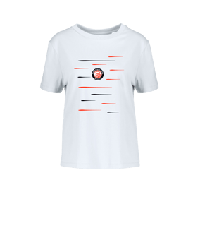 Merch Muser T-Shirt Women White | #lines