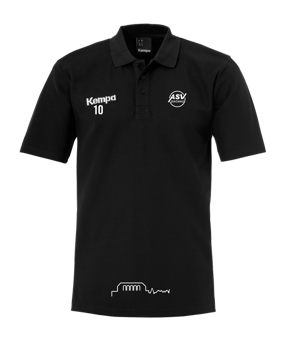 Kempa Classic Poloshirt Kids Schwarz F06