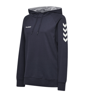 Hummel Cotton Hoody Damen Blau F7026 - blau