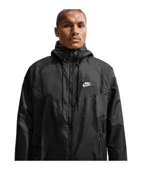 Nike Giacca con cappuccio nero C010 - nero