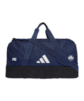 adidas Tiro League Duffel Bag Gr. M Blau Weiss