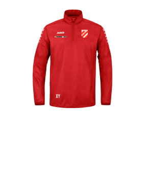 JAKO Team Rainzip Sweatshirt Kids Rot F100