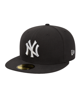 New Era NY Yankees MLB Fittet Cap Grau Weiss - grau