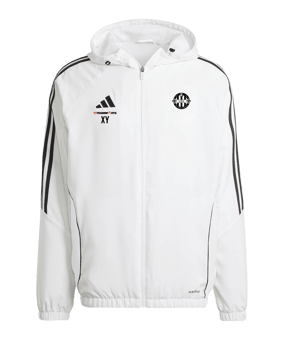 adidas Tiro 24 Windbreaker Weiss Schwarz