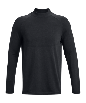 Under Armour CG Rush Seamless Mock Sweatshirt F001 - schwarz