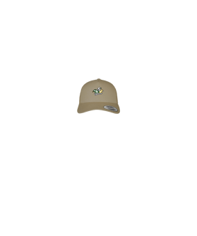 Merch 5 Panel Retro Trucker Cap Khaki