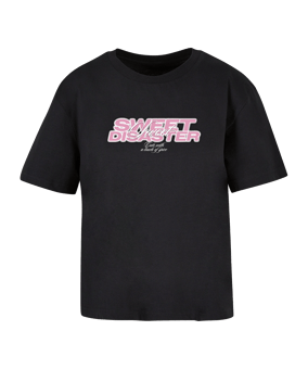 Mister Tee Sweet Disaster T-Shirt Damen Schwarz - schwarz