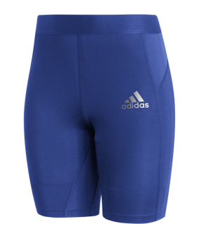 adidas Techfit Short Blau - blau